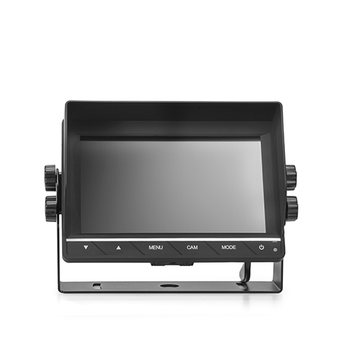 vehicle monitor with touch buttons