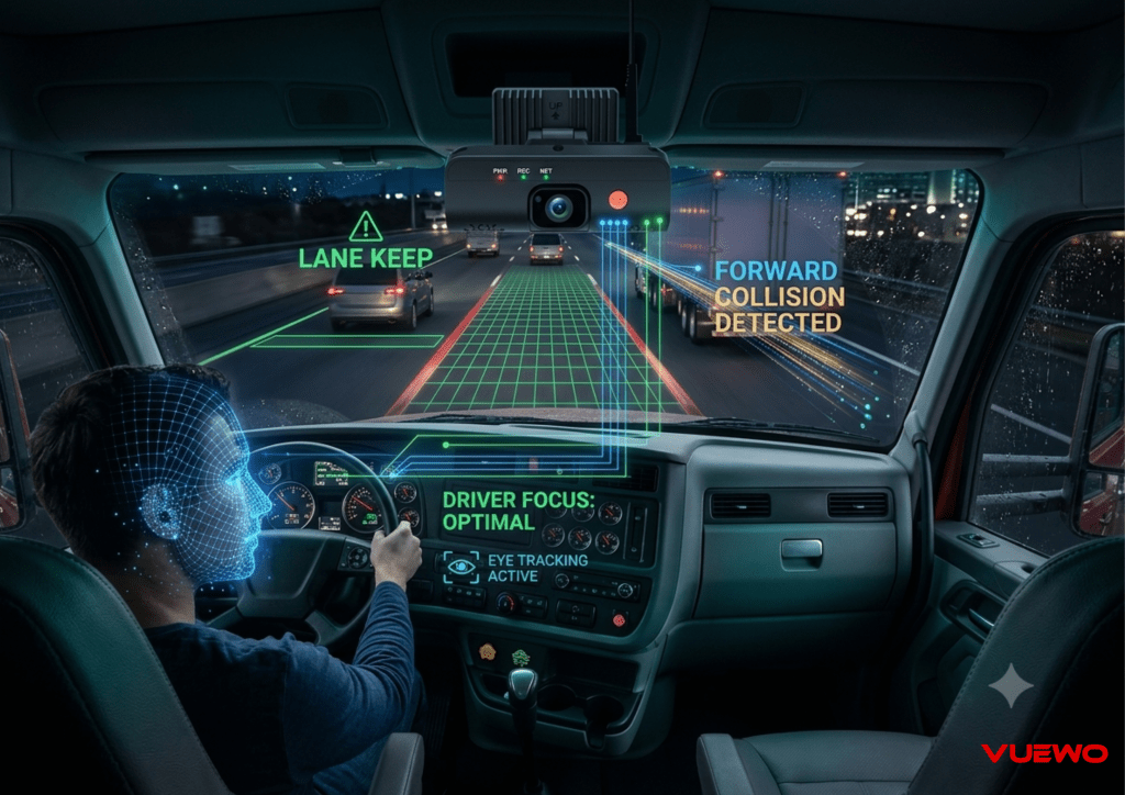 VUEWO Launches VW-A5 AI Dashcam: All-in-One 4-Channel Video Telematics System for Commercial Fleets